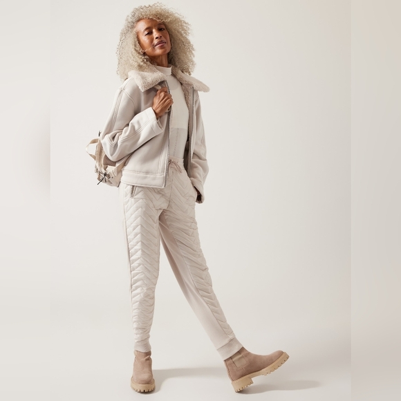 Athleta Westbound Sherpa Lined Modal Jacket New With Tag - Picture 5 of 16